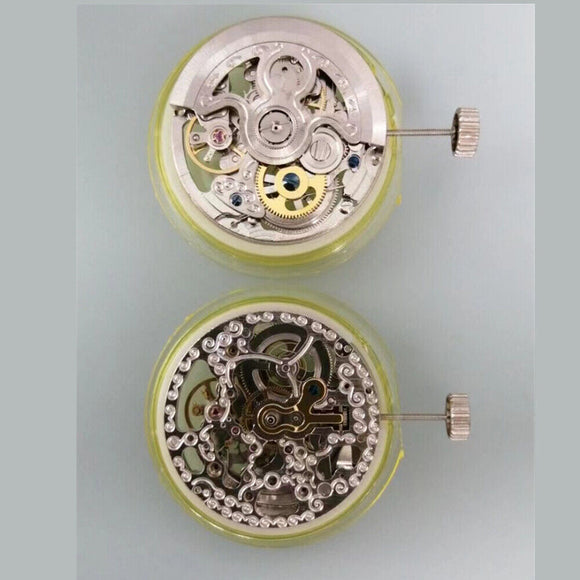 Silver Hollow 2189 Automatic Mechanical Movement China Made 3 Hands Movement