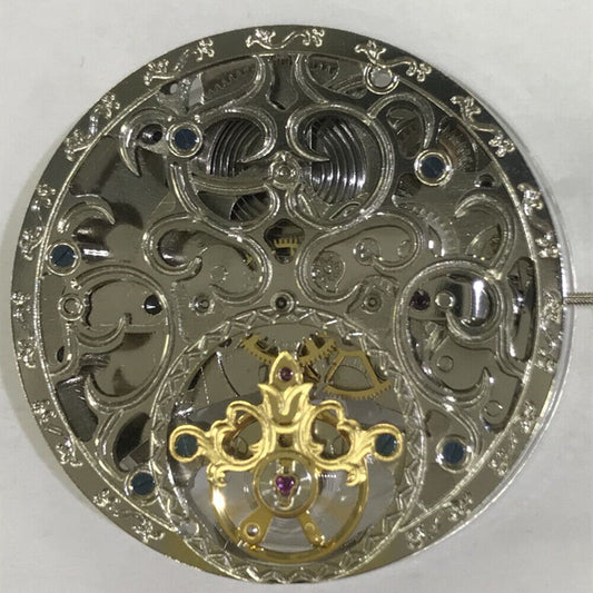 3 Hands Brand New China Made Hollow Carved Automatic Mechanical Movement