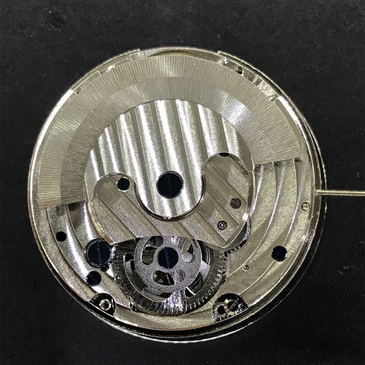 3 Hands China Made watch with hollow carved design, automatic mechanical movement, and moon phase at 12 o'clock, perfect for collectors.