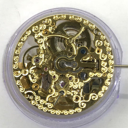 China Made Brand New 2189 Hollow Carved 2 Hands Mechanical Movement Small Second