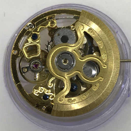 China Made Brand New 2189 Hollow Carved 2 Hands Mechanical Movement Small Second