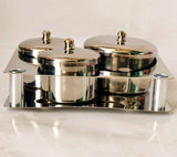Stainless Steel Benzine Barrel Tool Set for Cleaning Watch Movement Parts Repair