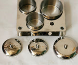 Stainless Steel Benzine Barrel Tool Set for Cleaning Watch Movement Parts Repair