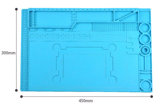 45x30cm Silikon-Isolierpad, thermostabil, korrosionsbeständig, für Uhrenreparatur, TE505