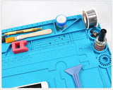 45x30cm Silicone Insulation Pad Thermostable Anti-corrosive Watch Repair TE505