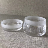 80X65mm Quartz Glass Sealed Watch Oil Benzine Cup with Anti-Leak Cover