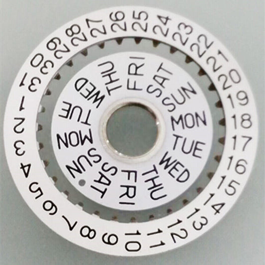 White Date Disk Wheel Wheel Date Wheel Generic for China Made 7750 Movement