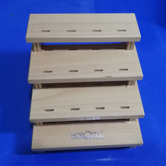 Horotec MSA12.398 Storage Rack Wooden For 12 Tweezers