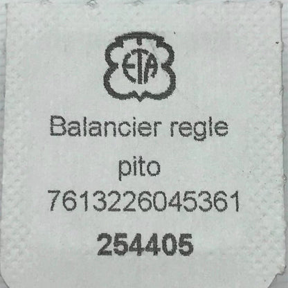 Complete Balance Wheel for ETA7750 movement, premium spare part by Movement Watch Part Ref.721