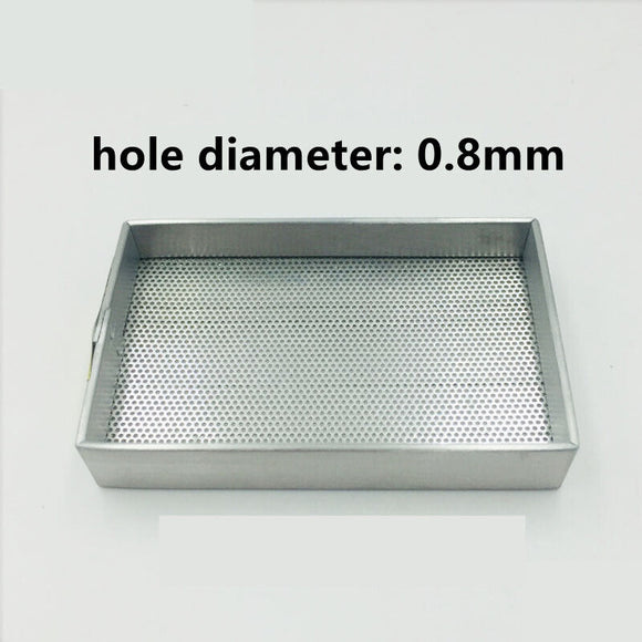 0.8mm Hole Aluminum Cleaning Tray Organizer Dryer Plate Watch Watchmakers Tool