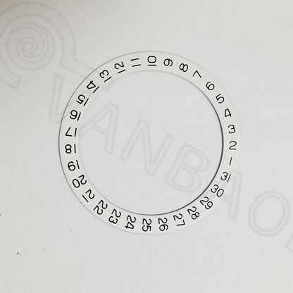 28.5mm Date Disk Wheel Date Wheel Generic for Watch Movement Date at 3