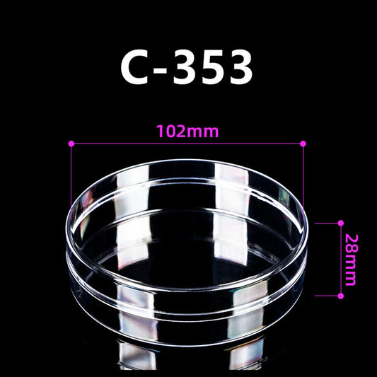 Boîte à outils ronde transparente en PS, 10 pièces, 102 x 28 mm, avec couvercle et base