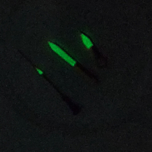 Blue trim green luminous watch hands for NH35A/NH36A movement, precise fit for enhanced readability and style.