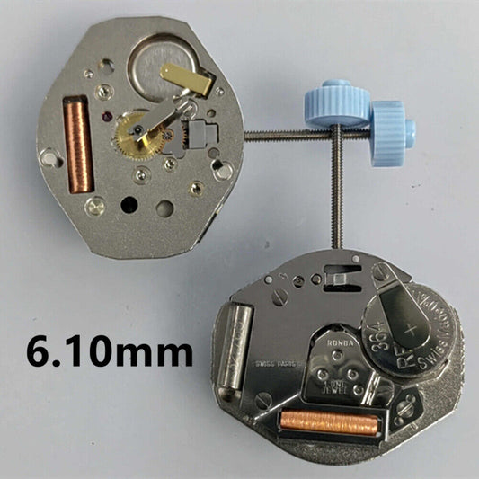 Ronda 763 Quartz Watch Movement Swiss Part High Canon Pinion HCP5