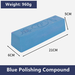 960g Blue Stainless Steel Polishing Compound Polishing Wax Jewelry Watch Repair