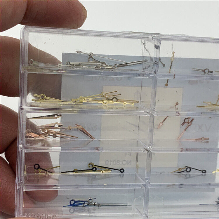 Set of 30 VJ series quartz watch hands including small, minute, and hour hands for repairs.