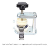13pcs Watch Case Press Dies Watch Crystal Front Back Case Cover Screw Repair
