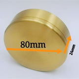 Brass Watch Oil Benzine Cup 80mm with Anti-Leak Cover Watchmakers Tool