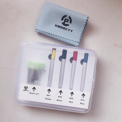 Watch pin punch set 0.7-1.0mm for bracelet band removal, precise watch tool