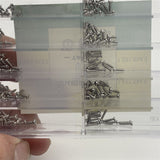 304 Stainless Steel 8 Sizes Assortment of Self-tapping Screws Watch Repair