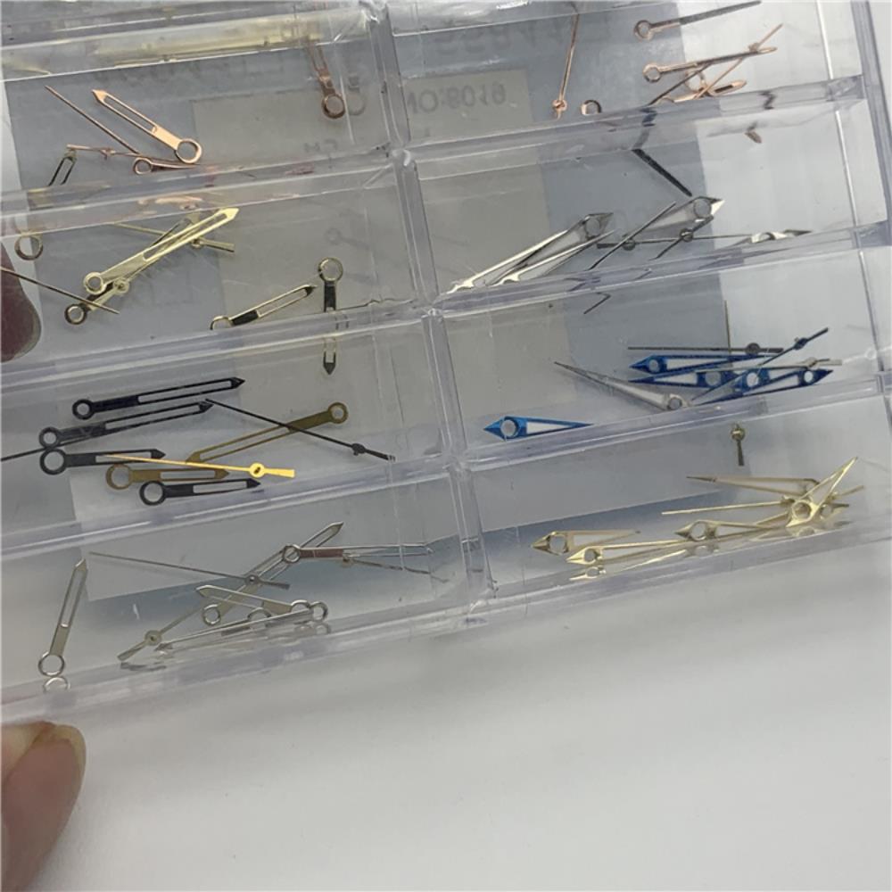 Small, minute, and hour watch hands for 8205/8200 quartz movement, precise fit for repair kits.