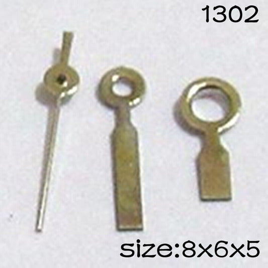 Silbernes Uhrzeiger-Set für Miyota 2015 Uhrwerk, 8 mm/6 mm/5 mm Länge, Nr. 1302