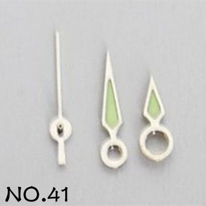 Leuchtende Zeigersets 2er Pack f�r Miyota 2035 Uhrwerk Modell 41 von , ideal f�r pr�zise Reparaturen und Uhrenanpassungen.