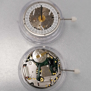 Watchmakers ISA 8171 Silver Quartz Movement Date at 4 Multi-function Repair Part