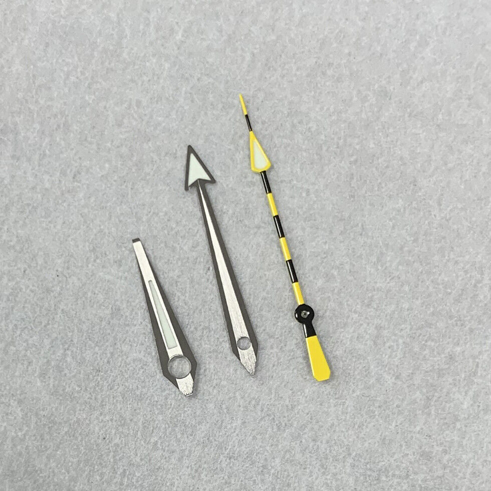 Blue luminous yellow second hand set for NH35A/NH36A/4R/7S watch movements by BB1, precise timing accessory.