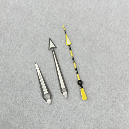 Blue luminous yellow second hand set for NH35A/NH36A/4R/7S watch movements by BB1, precise timing accessory.