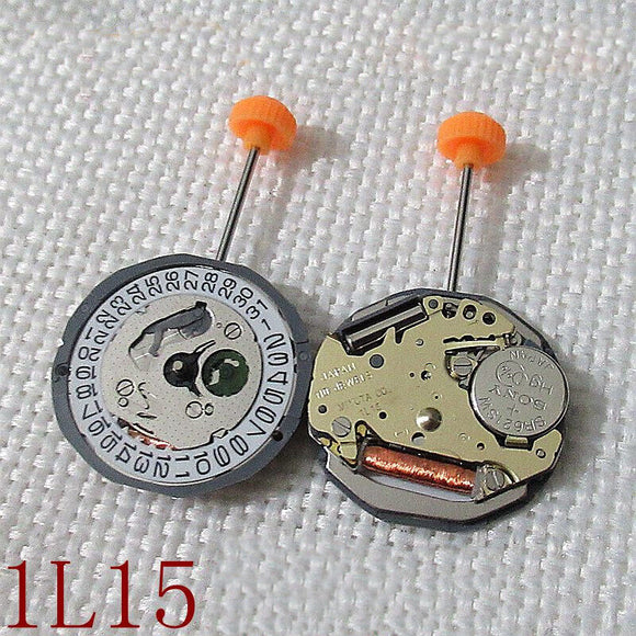 Replacement Miyota 1L15 Japan Quartz Movement Date at 3 Japan Made Watch Part