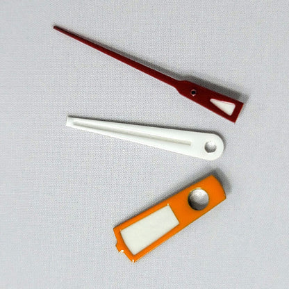 Green luminous watch hands set for NH35A, NH36A, 4R36 movements, 3 sizes 7/11/12mm.