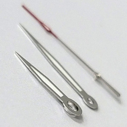 Green luminous watch hands set, compatible with NH35A/NH36A/4R36 movements, sizes 8.5/12/12mm.