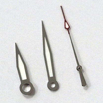 Green luminous watch hands set, compatible with NH35A/NH36A/4R36 movements, sizes 8.5/12/12mm.