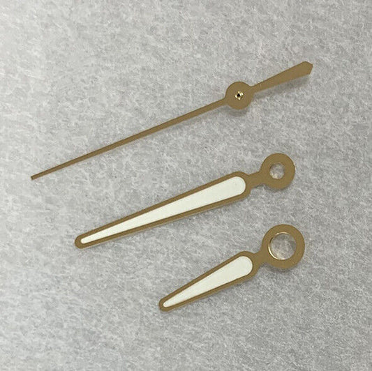 Green luminous watch hands with golden trim for NH35A/NH36A/4R/7S movements, BB10 brand