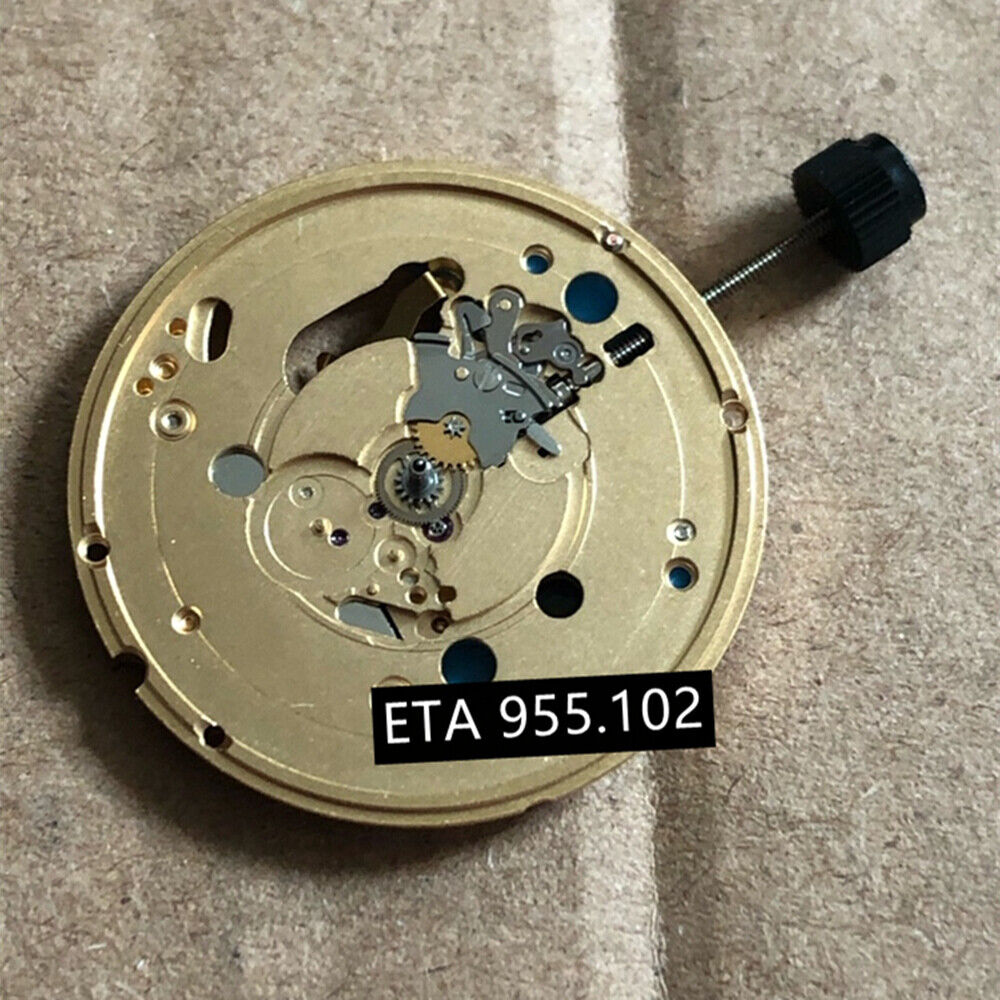 Montre <tc>ETA</tc> 955.102 Mouvement à quartz Mouvement de fabrication suisse SANS calendrier