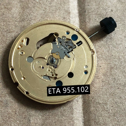 Montre <tc>ETA</tc> 955.102 Mouvement à quartz Mouvement de fabrication suisse SANS calendrier