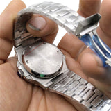 40mm Watch Strap Watch Case+Dial Sapphire Glass Waterproof For NH35A/NH36