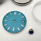 40mm Watch Strap Watch Case+Dial Sapphire Glass Waterproof For NH35A/NH36