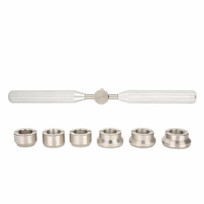 7PCS Watch Back Case Cover Opener Removal Set Wrench 5537 Replacement