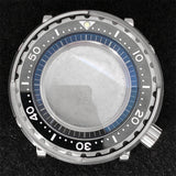 45MM Mineral Glass Stainless Steel Case for NH35/NH36 Watch Mechanical Movement