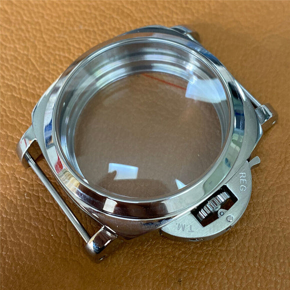 47mm PAM 316L Stainless Steel Watch Case for ETA 6497/6498 for ST3600 ST3620