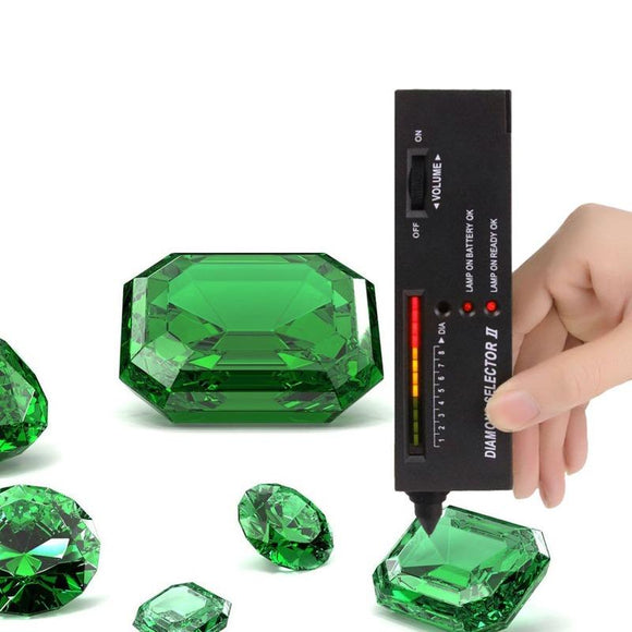 Portable Professional Diamond Tester Pen Gems Diamond Selector II LED Indicator