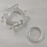 40MM Plastic Watch Case+Acrylic Mirror Green Luminous for 8215 8200 821A 2813