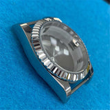 36MM Steel Watch Case Mineral Glass Mirror Case for 8215/2813/8205/8200 Movement