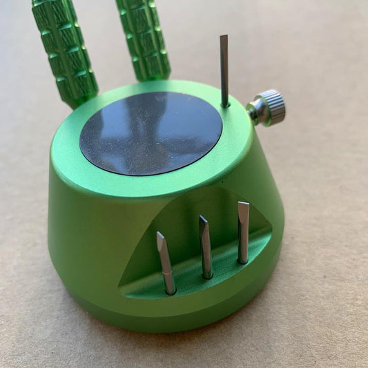 6730 watch bracelet removal tool with screws for precise watch strap adjustments and repairs.