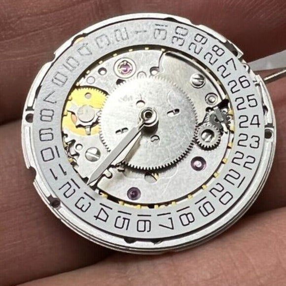 Silver Hangzhou HZ6460 4 Hands Automatic Mechanical Movement for ETA 2836-2 GMT