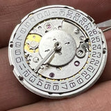 Silver Hangzhou HZ6460 4 Hands Automatic Mechanical Movement for ETA 2836-2 GMT