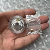 Silver Hangzhou HZ6460 4 Hands Automatic Mechanical Movement for ETA 2836-2 GMT