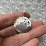 Silver Hangzhou HZ6460 4 Hands Automatic Mechanical Movement for ETA 2836-2 GMT